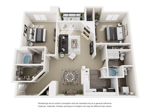 2 bed 2 bath at Limestone Ranch Apartments, Lewisville